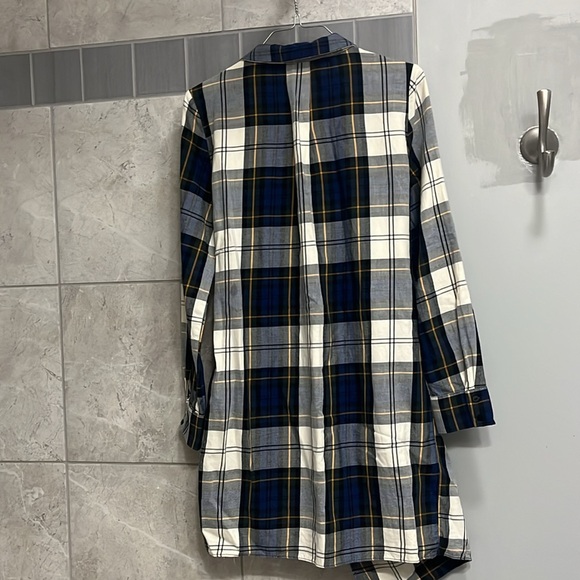 Zara Trafakuc Collection Plaid Dress shirt size Small - Picture 3 of 7